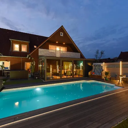 公寓 Haus Zum Seehund Mit Pool, Garten Und Tischtennisplatte *