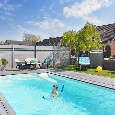 公寓 Haus Zum Seehund Mit Pool, Garten Und Tischtennisplatte