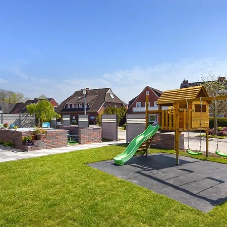 公寓 Haus Zum Seehund Mit Pool, Garten Und Tischtennisplatte 贝塞尔