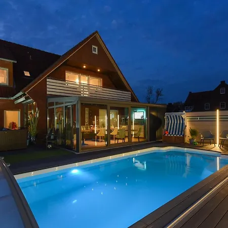 公寓 Haus Zum Seehund Mit Pool, Garten Und Tischtennisplatte