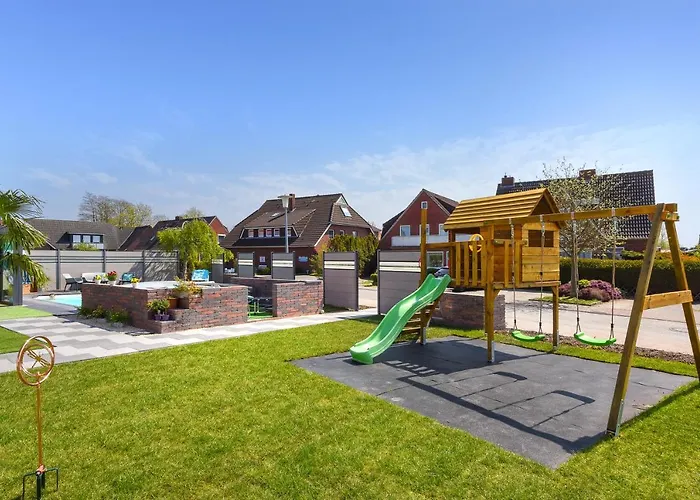 アパート Haus Zum Seehund Mit Pool, Garten Und Tischtennisplatte ベンサージール